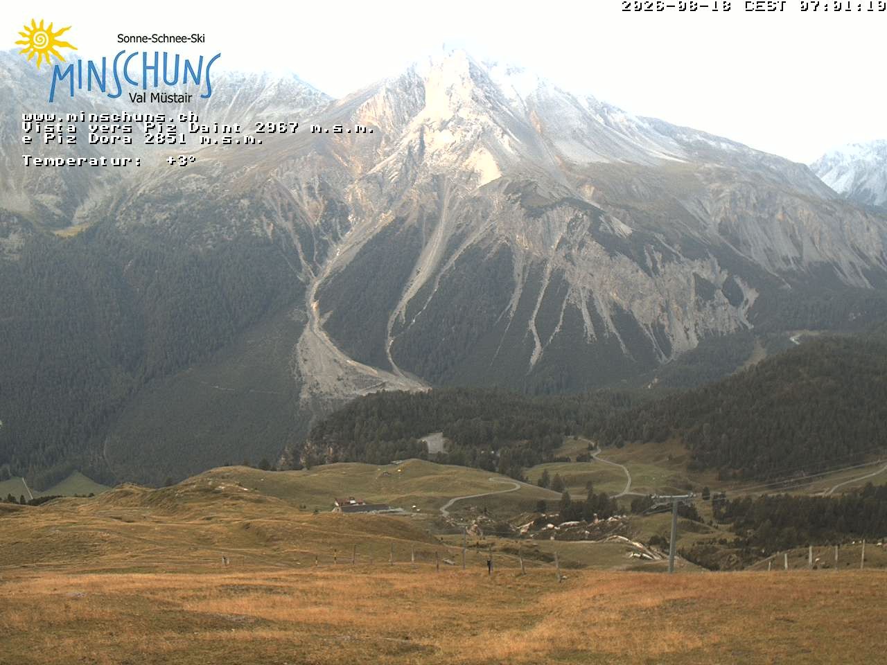 Archiv Foto Webcam Minschuns / Val Müstair
