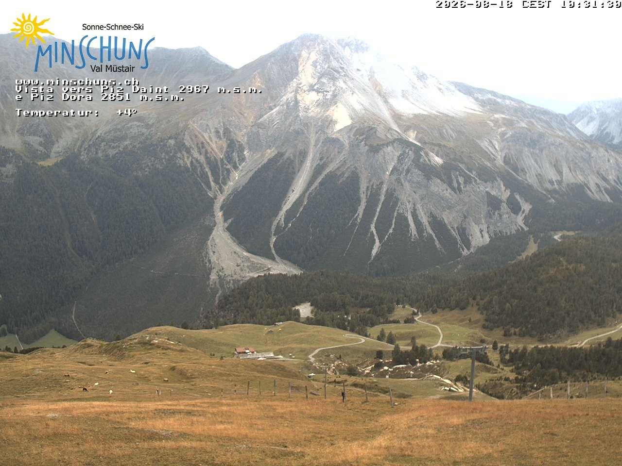 Archiv Foto Webcam Minschuns / Val Müstair