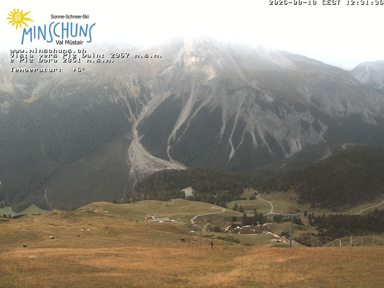 Archiv Foto Webcam Minschuns / Val Müstair