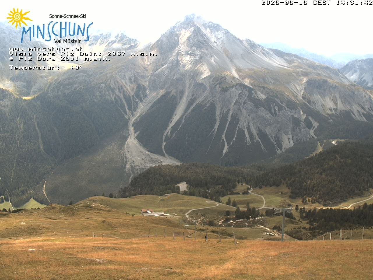Archiv Foto Webcam Minschuns / Val Müstair