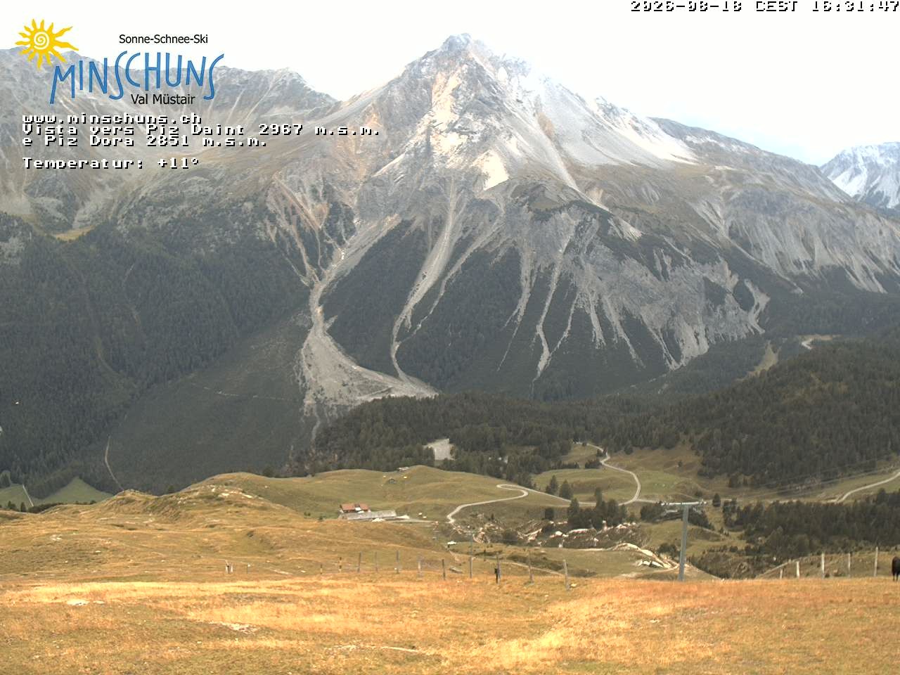 Archiv Foto Webcam Minschuns / Val Müstair