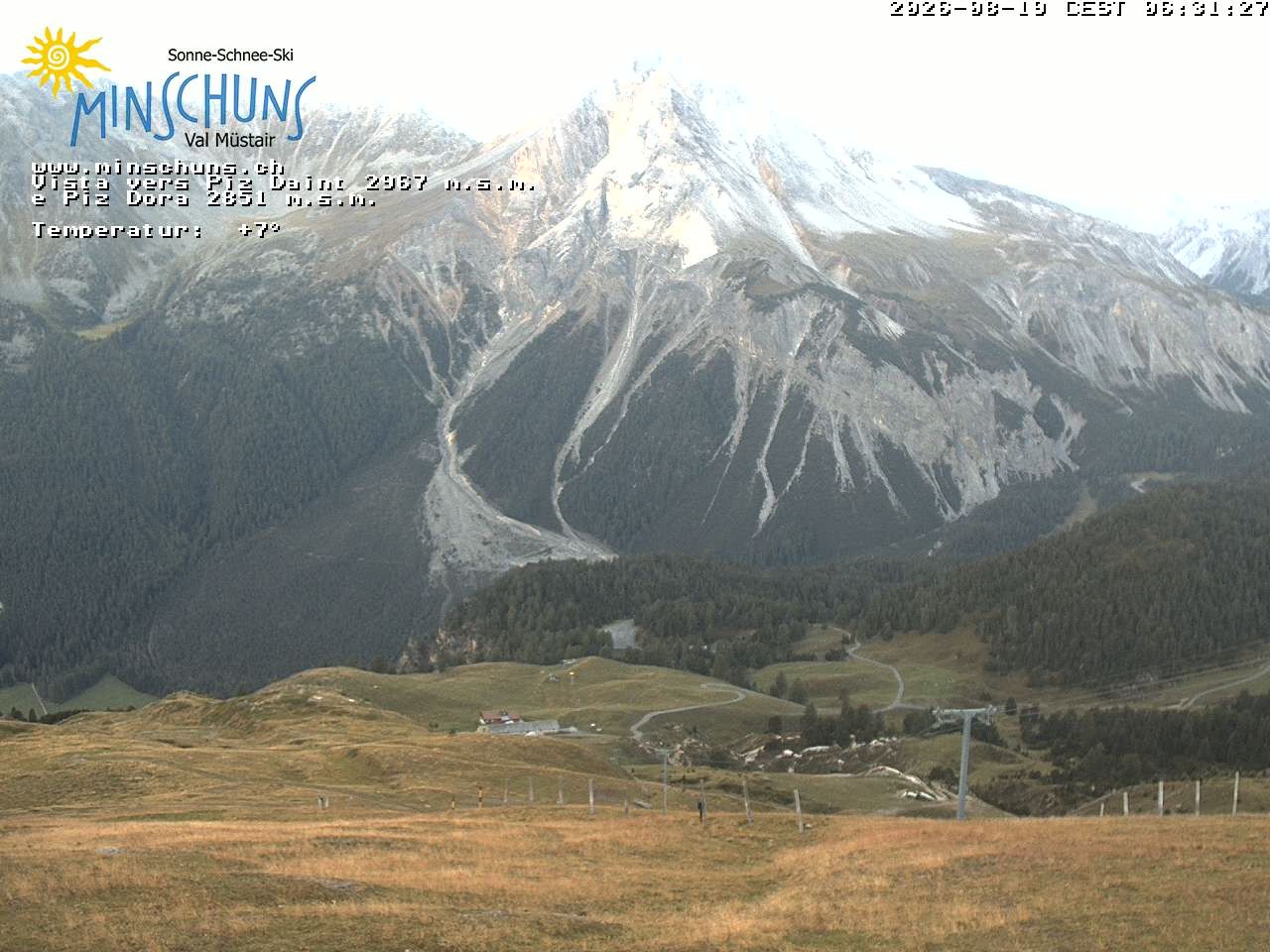 Archiv Foto Webcam Minschuns / Val Müstair