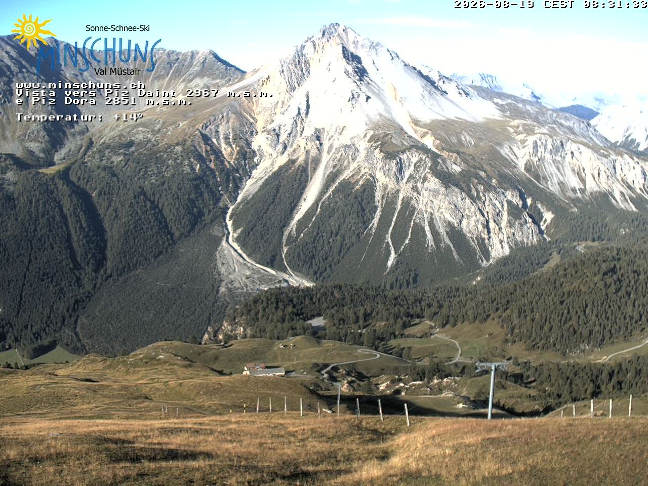 Archiv Foto Webcam Minschuns / Val Müstair