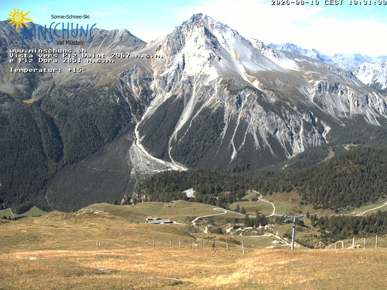 Archiv Foto Webcam Minschuns / Val Müstair