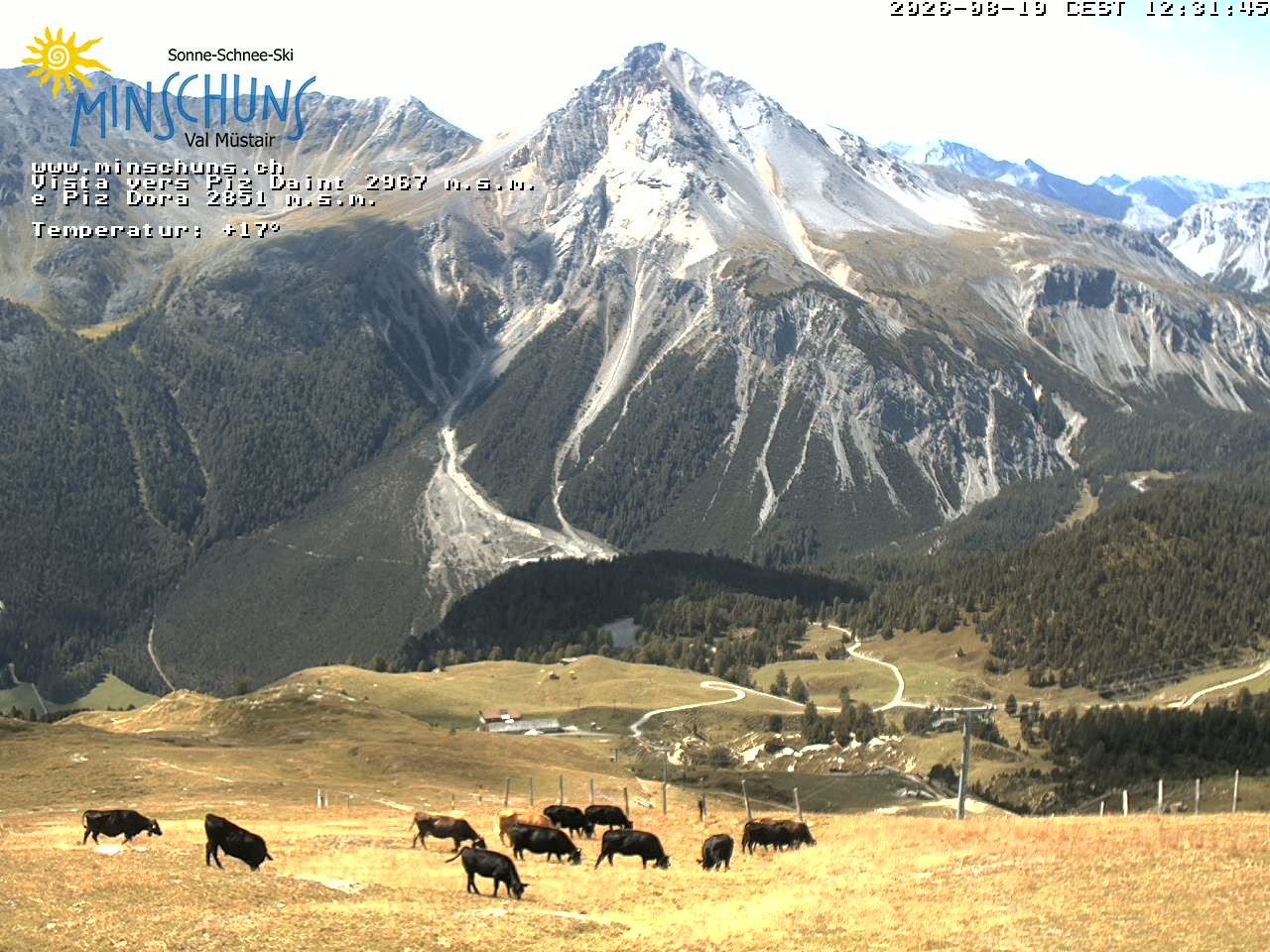 Archiv Foto Webcam Minschuns / Val Müstair