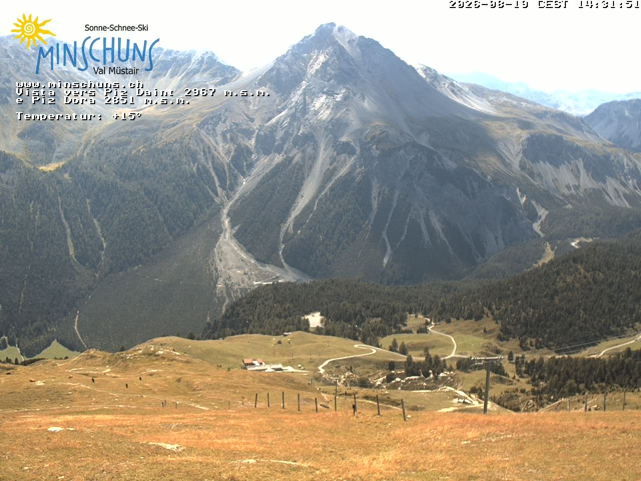 Archiv Foto Webcam Minschuns / Val Müstair