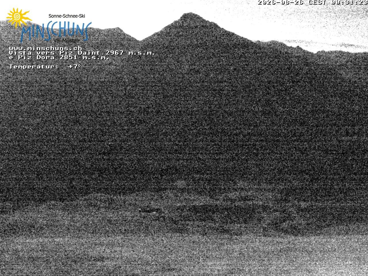 Archiv Foto Webcam Minschuns / Val Müstair
