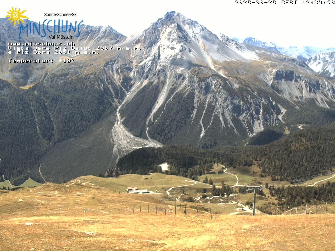 Archiv Foto Webcam Minschuns / Val Müstair