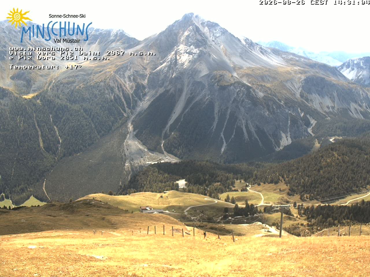 Archiv Foto Webcam Minschuns / Val Müstair