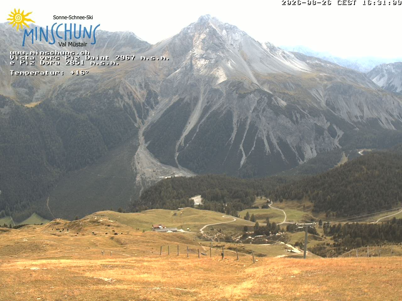 Archiv Foto Webcam Minschuns / Val Müstair