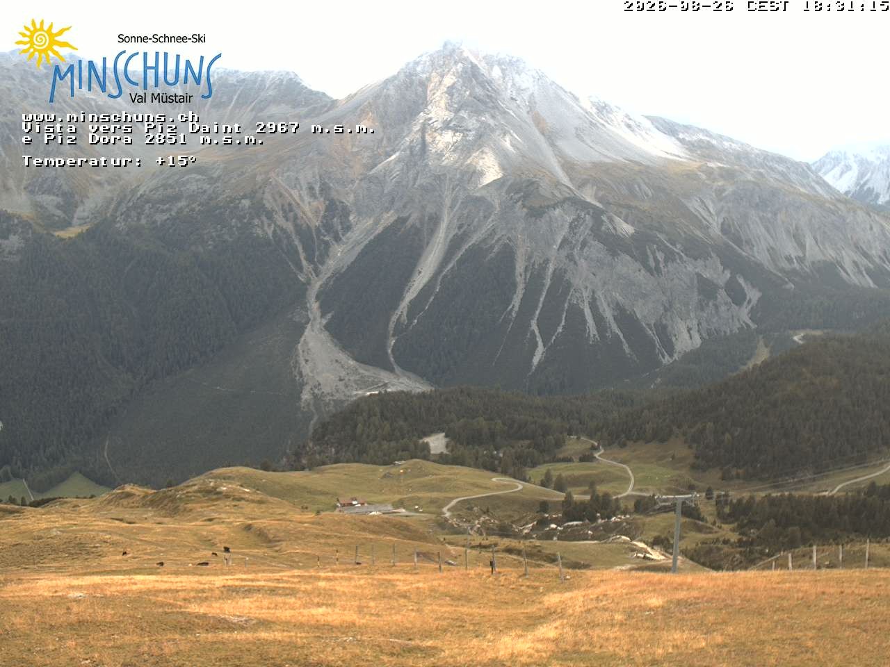 Archiv Foto Webcam Minschuns / Val Müstair