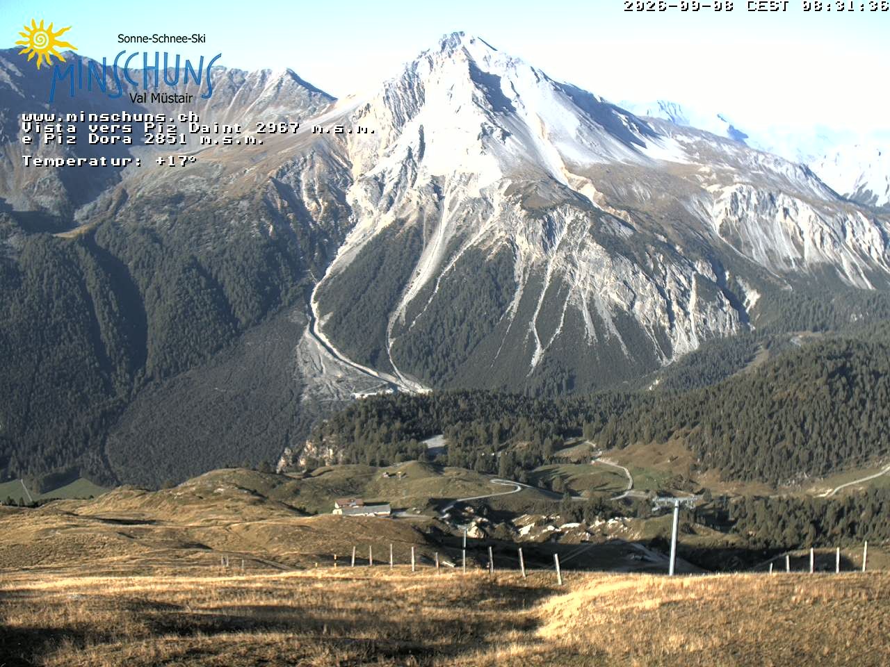 Archiv Foto Webcam Minschuns / Val Müstair