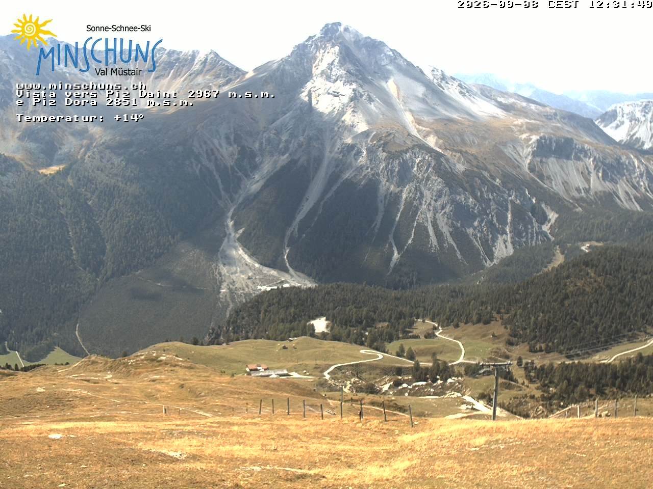 Archiv Foto Webcam Minschuns / Val Müstair