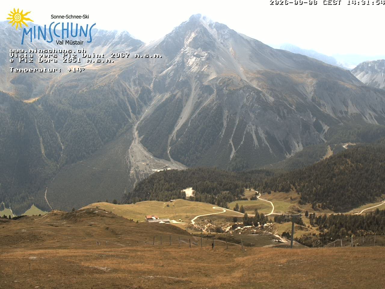 Archiv Foto Webcam Minschuns / Val Müstair