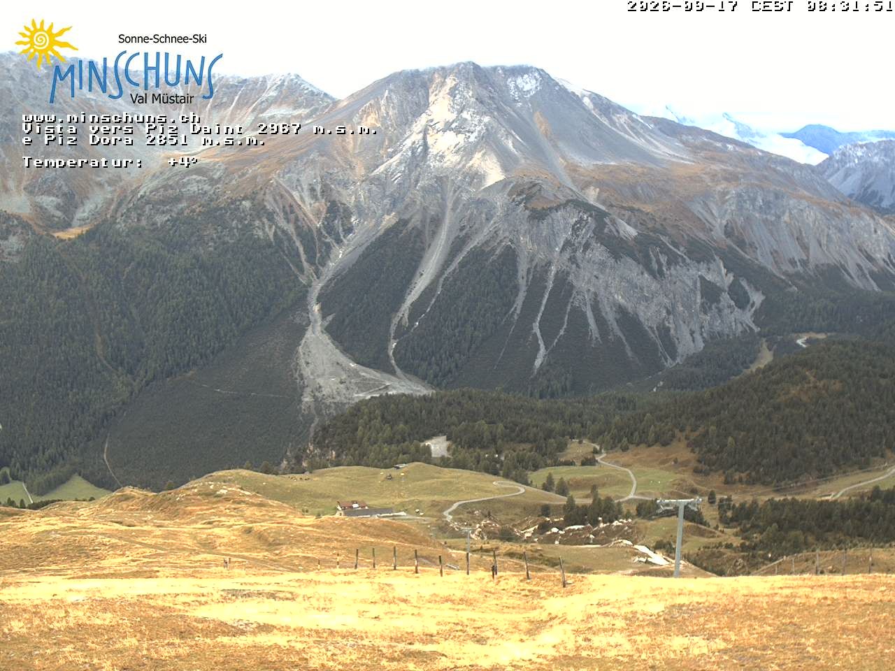 Archiv Foto Webcam Minschuns / Val Müstair