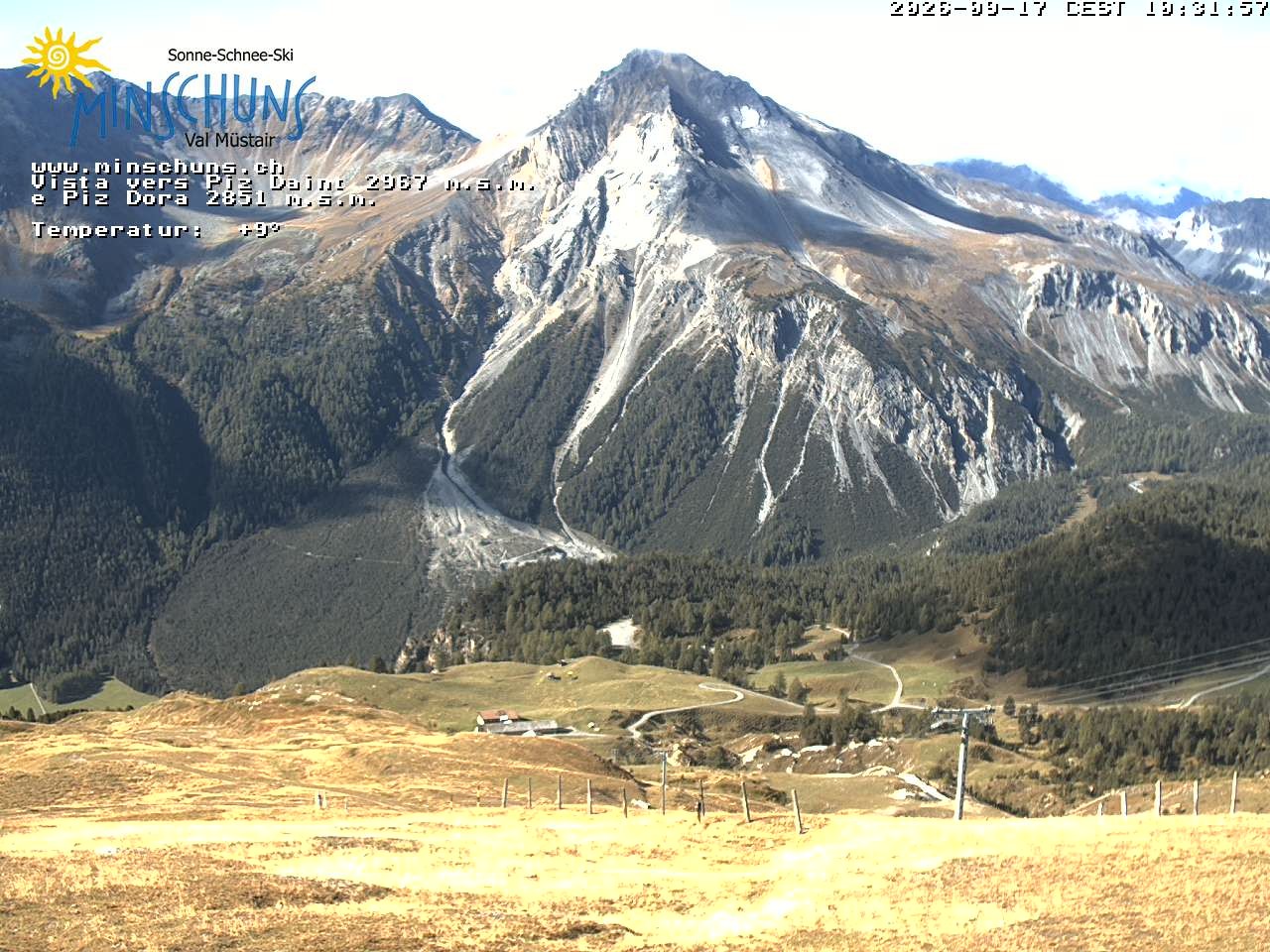 Archiv Foto Webcam Minschuns / Val Müstair