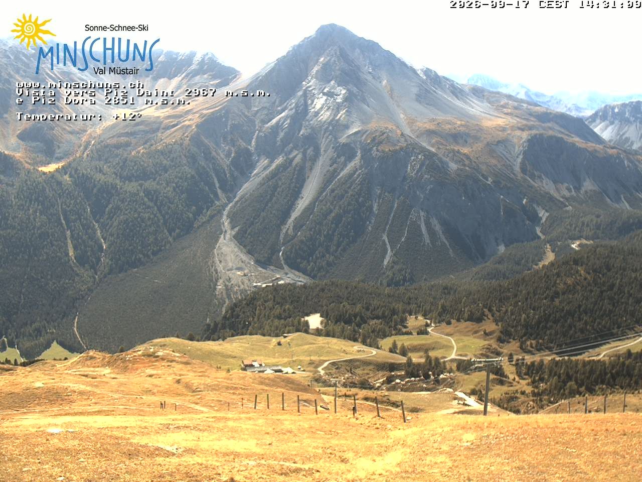 Archiv Foto Webcam Minschuns / Val Müstair