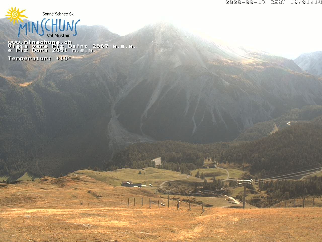 Archiv Foto Webcam Minschuns / Val Müstair