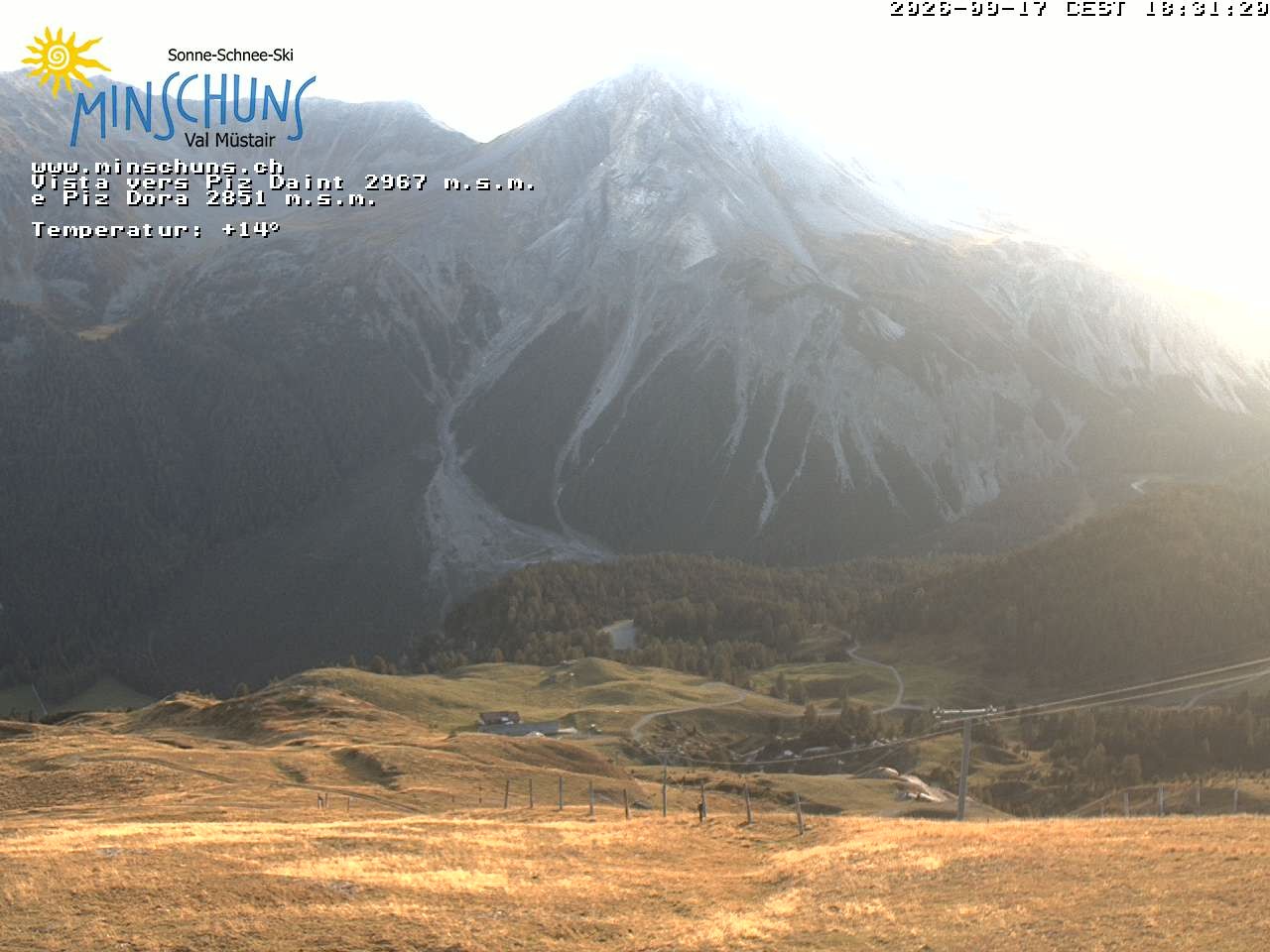 Archiv Foto Webcam Minschuns / Val Müstair