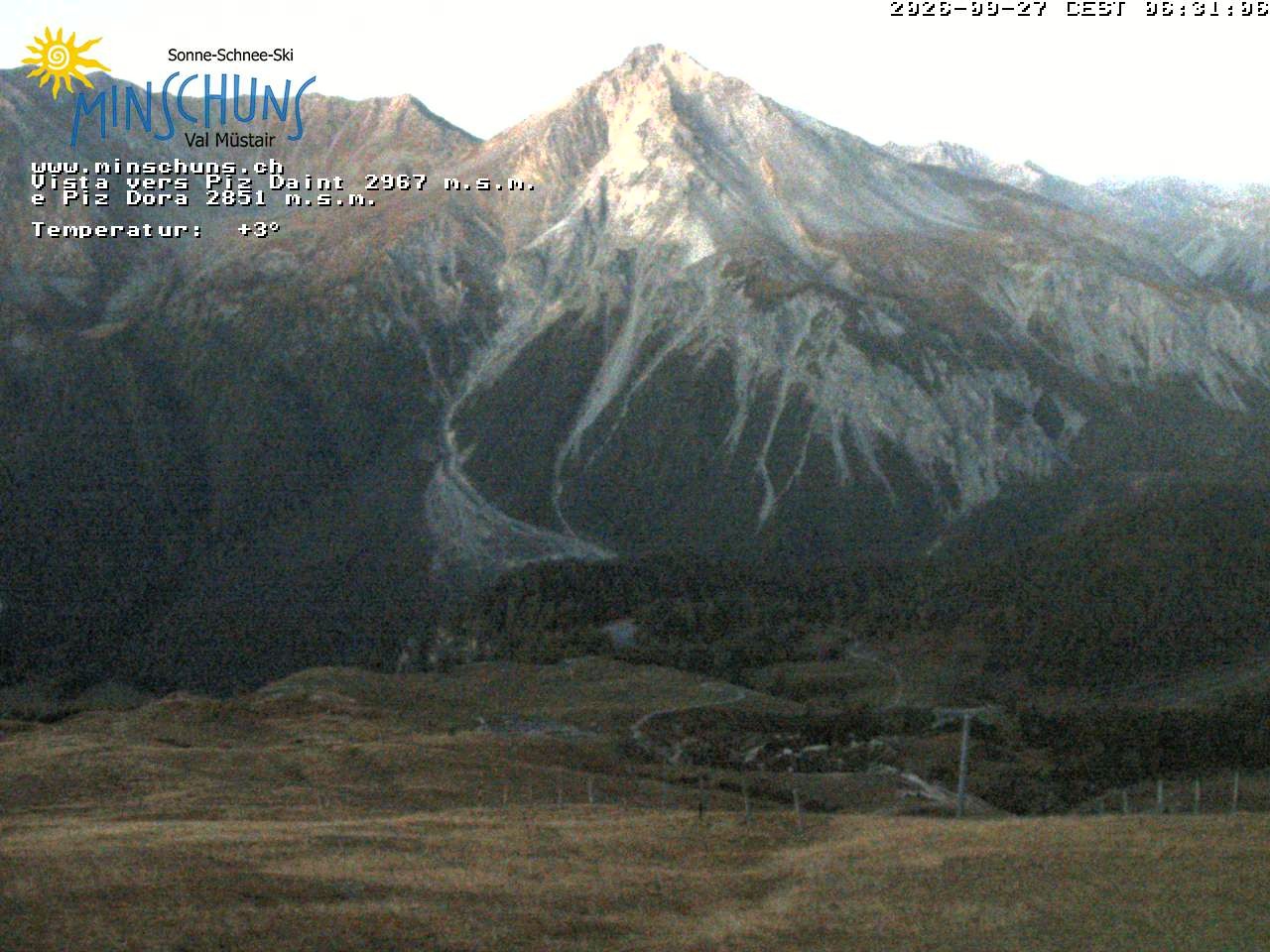 Archiv Foto Webcam Minschuns / Val Müstair