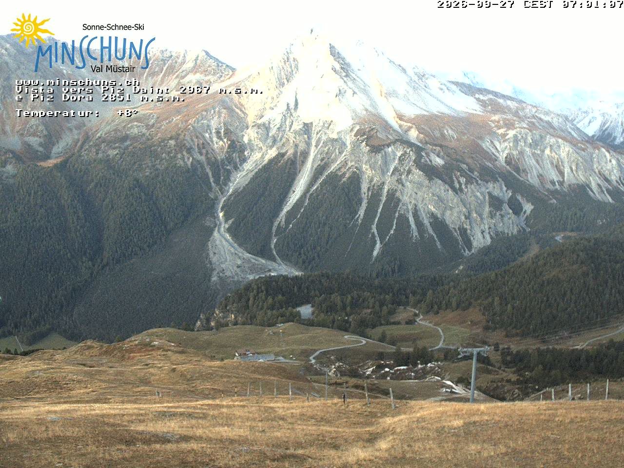 Archiv Foto Webcam Minschuns / Val Müstair