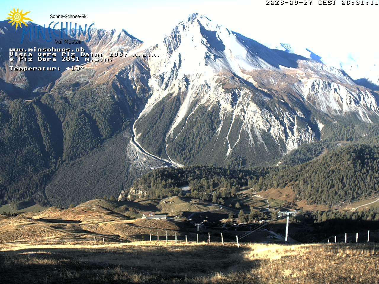 Archiv Foto Webcam Minschuns / Val Müstair