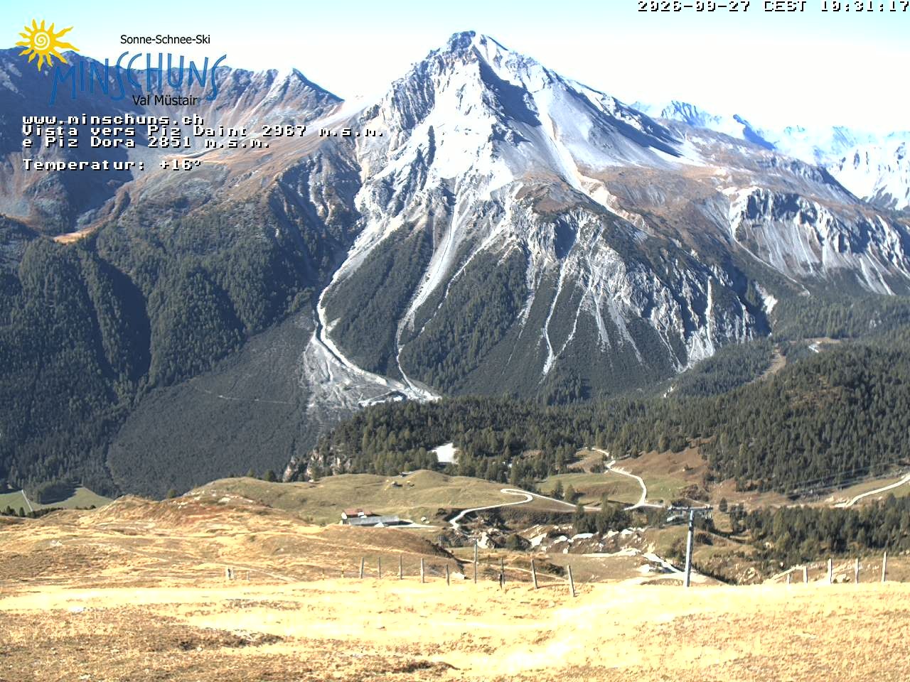 Archiv Foto Webcam Minschuns / Val Müstair