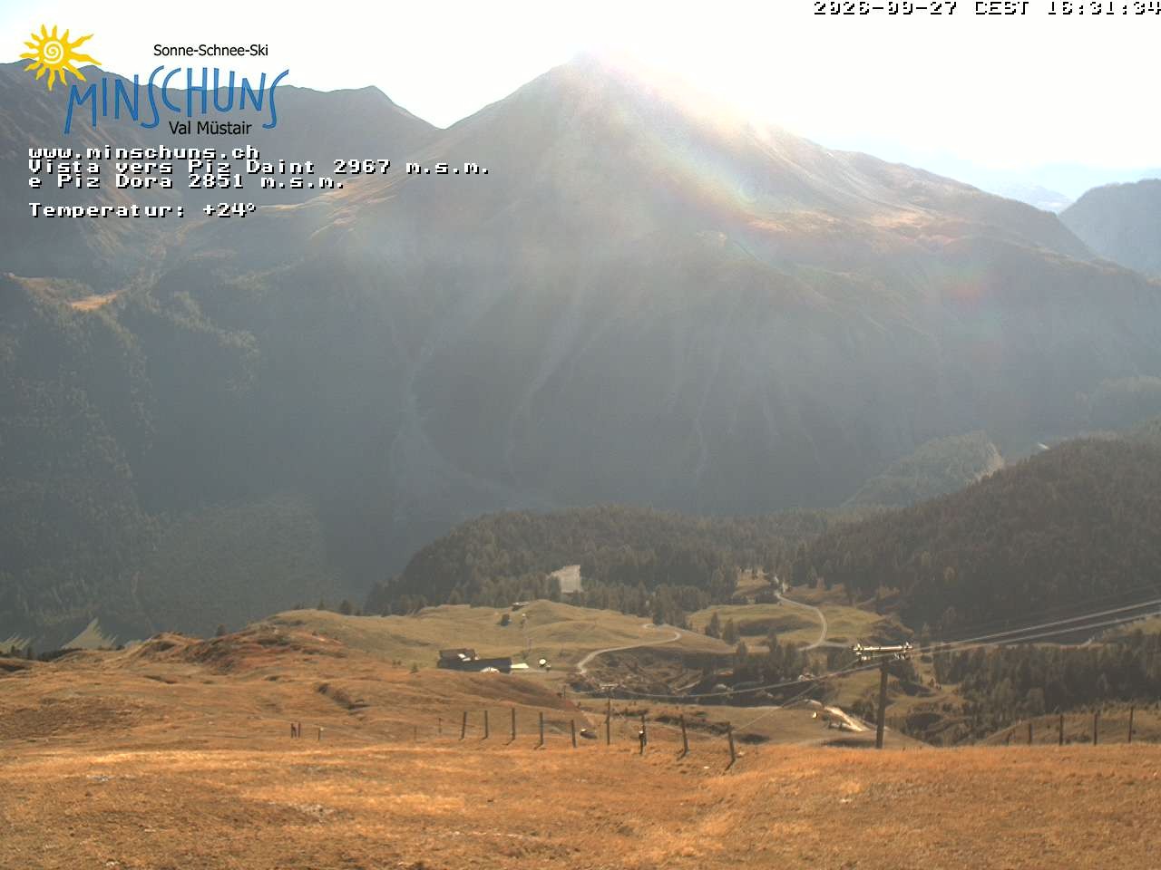 Archiv Foto Webcam Minschuns / Val Müstair