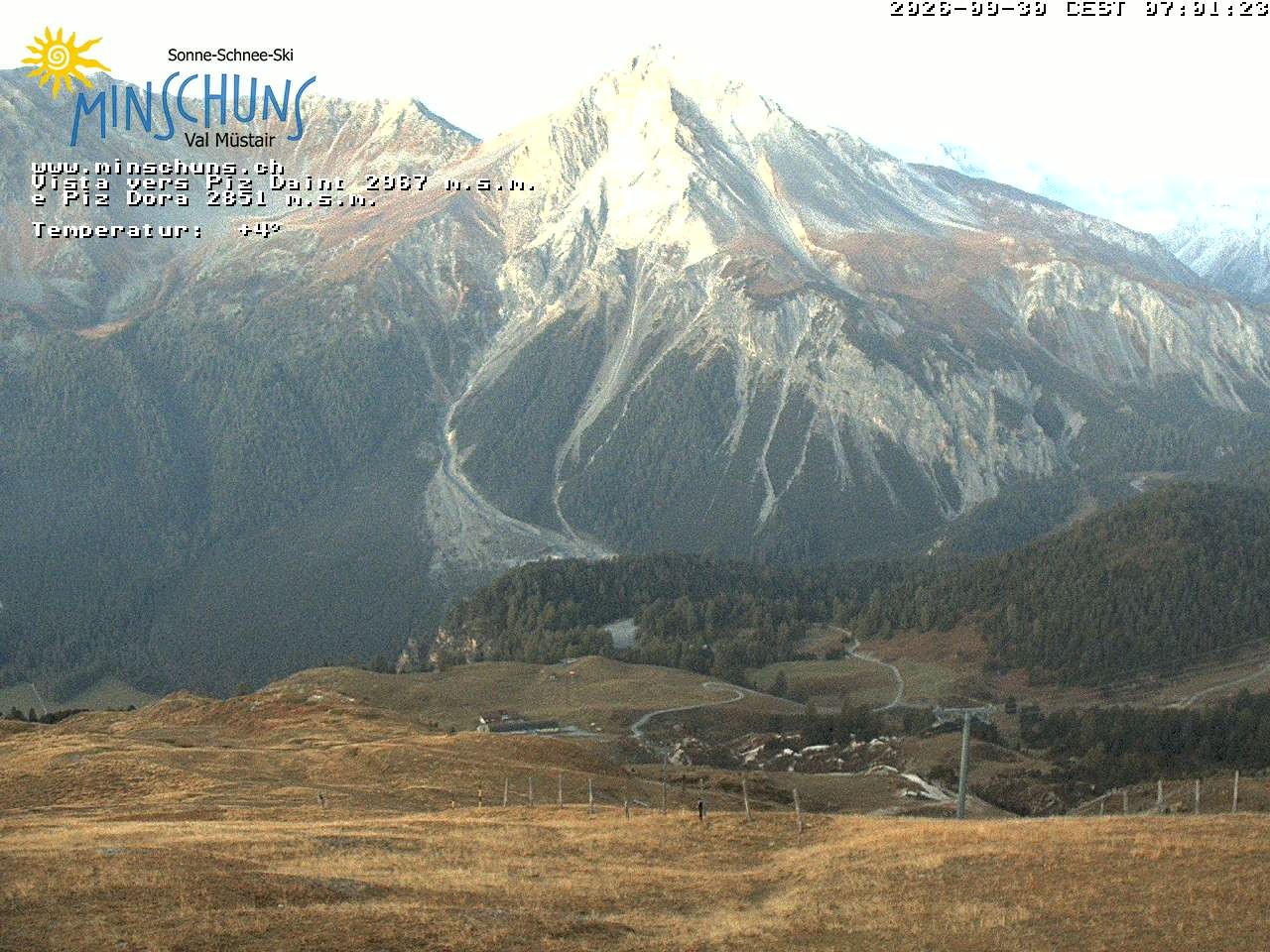 Archived image Webcam Minschuns / Val Müstair