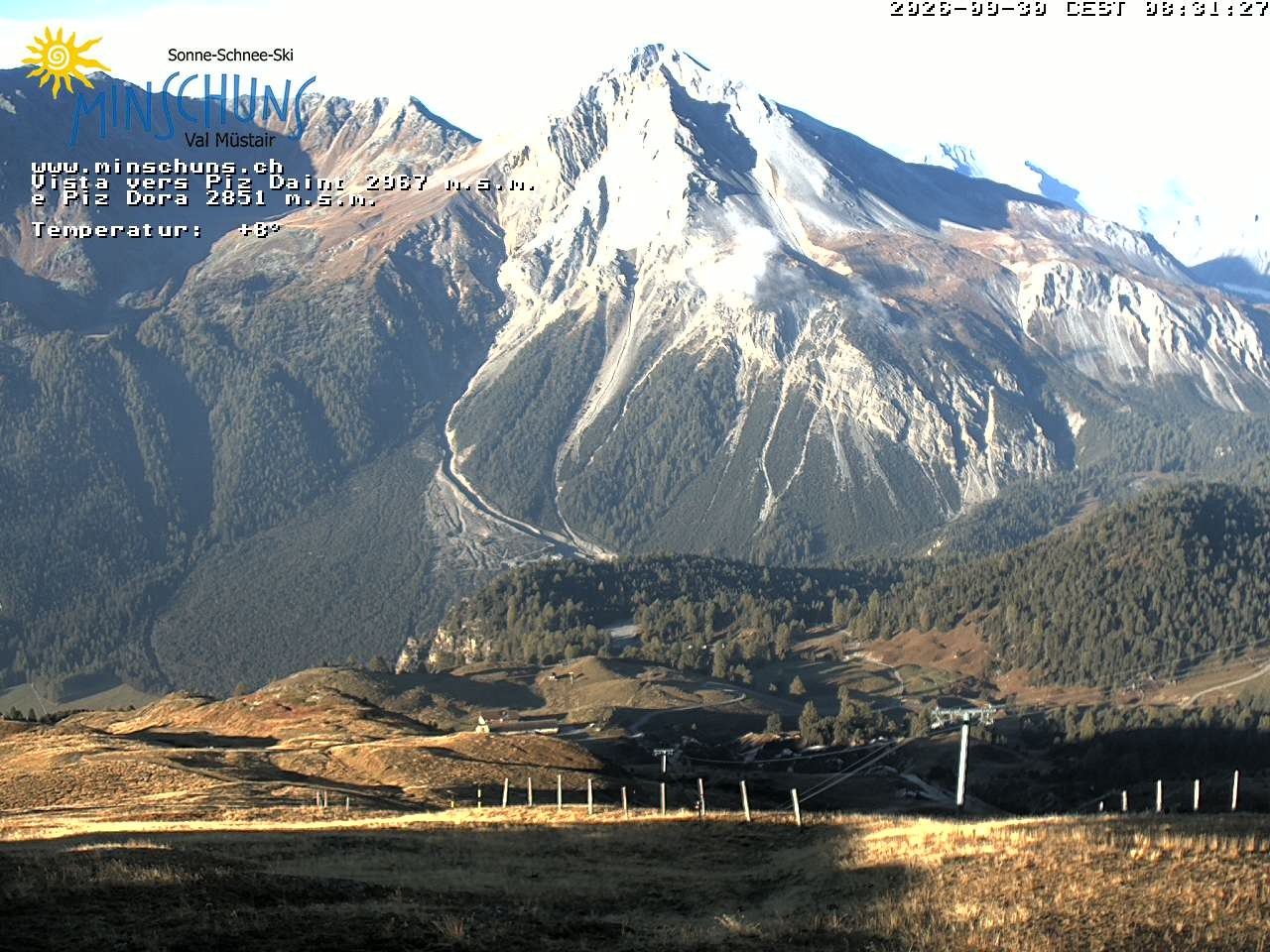 Archived image Webcam Minschuns / Val Müstair