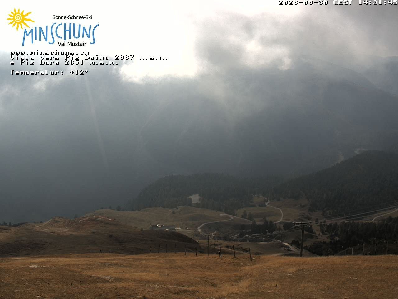 Archived image Webcam Minschuns / Val Müstair