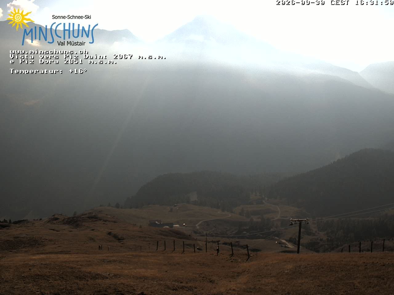 Archived image Webcam Minschuns / Val Müstair