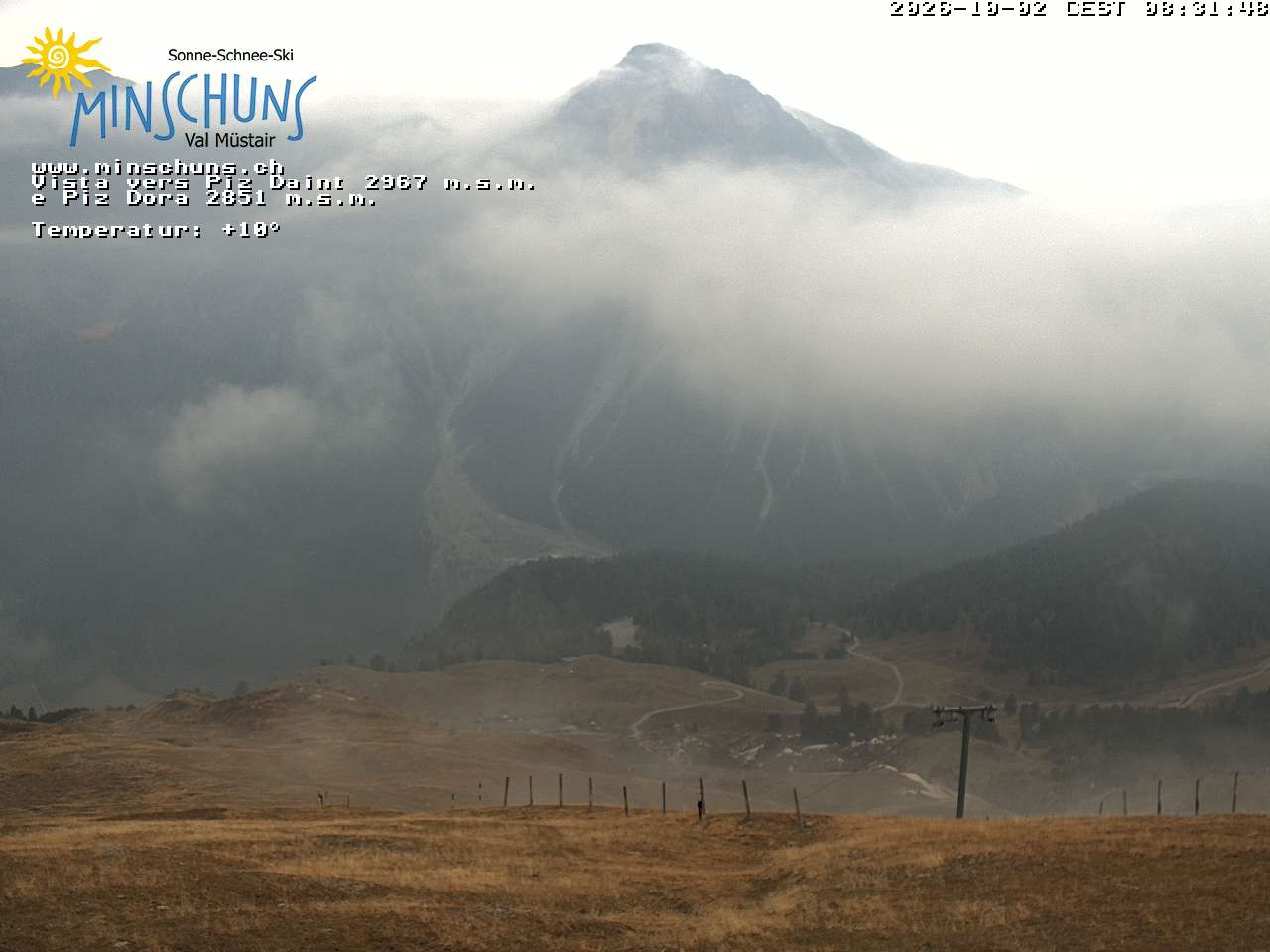 Archived image Webcam Minschuns / Val Müstair
