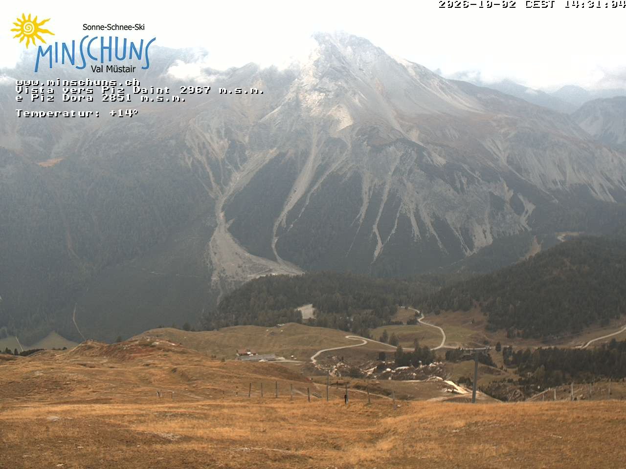 Archived image Webcam Minschuns / Val Müstair