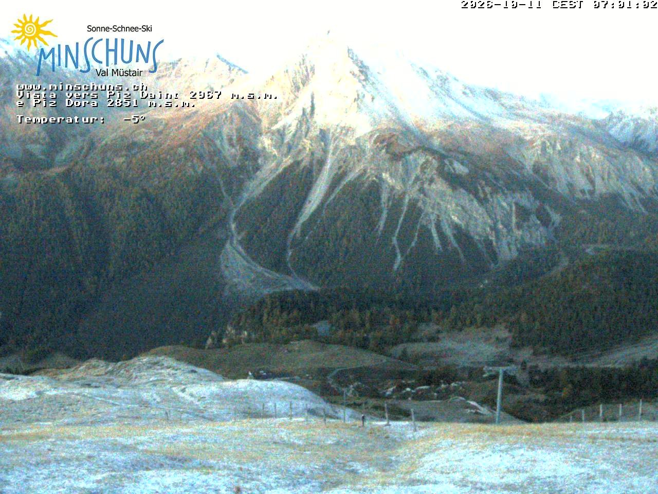 Archiv Foto Webcam Minschuns / Val Müstair