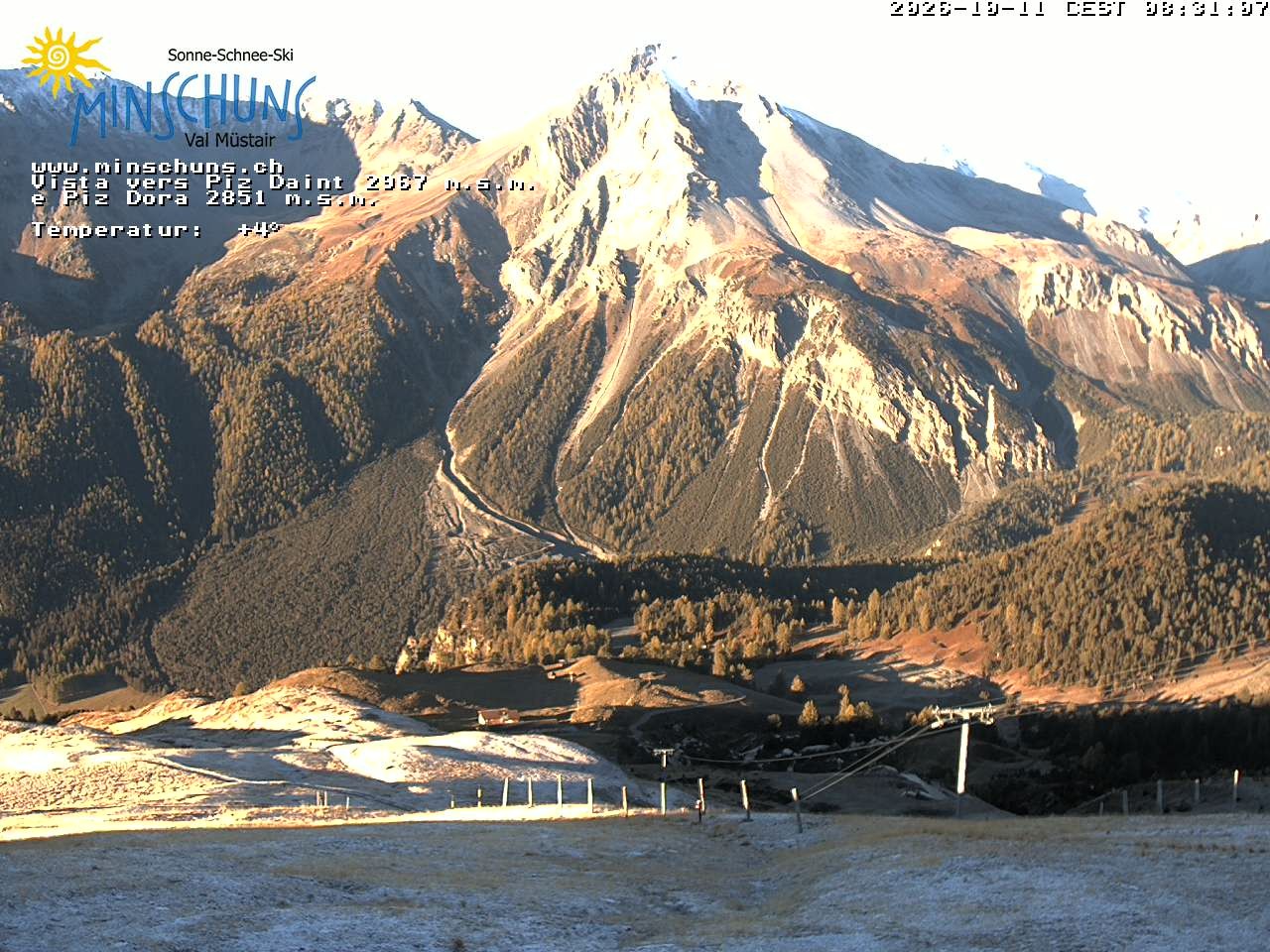 Archiv Foto Webcam Minschuns / Val Müstair