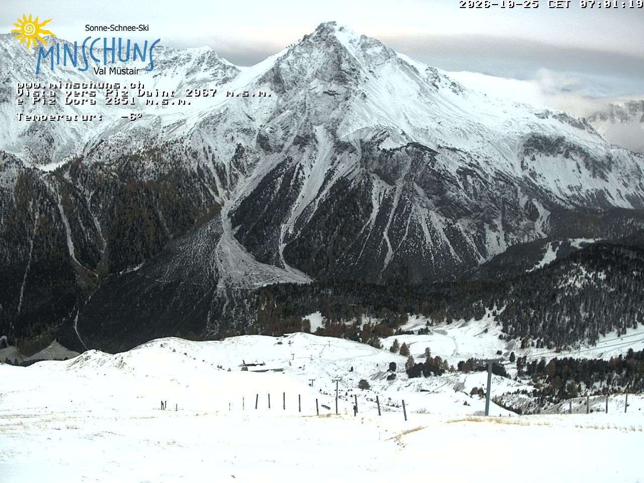 Archiv Foto Webcam Minschuns / Val Müstair