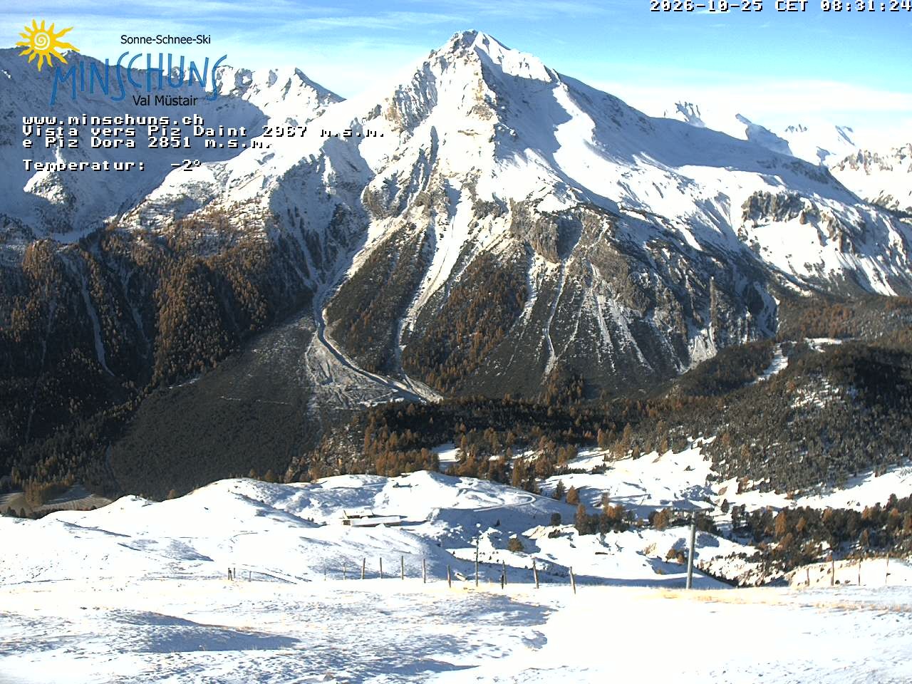 Archiv Foto Webcam Minschuns / Val Müstair