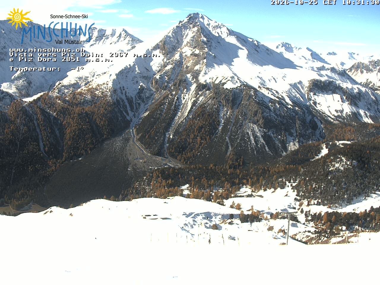 Archiv Foto Webcam Minschuns / Val Müstair