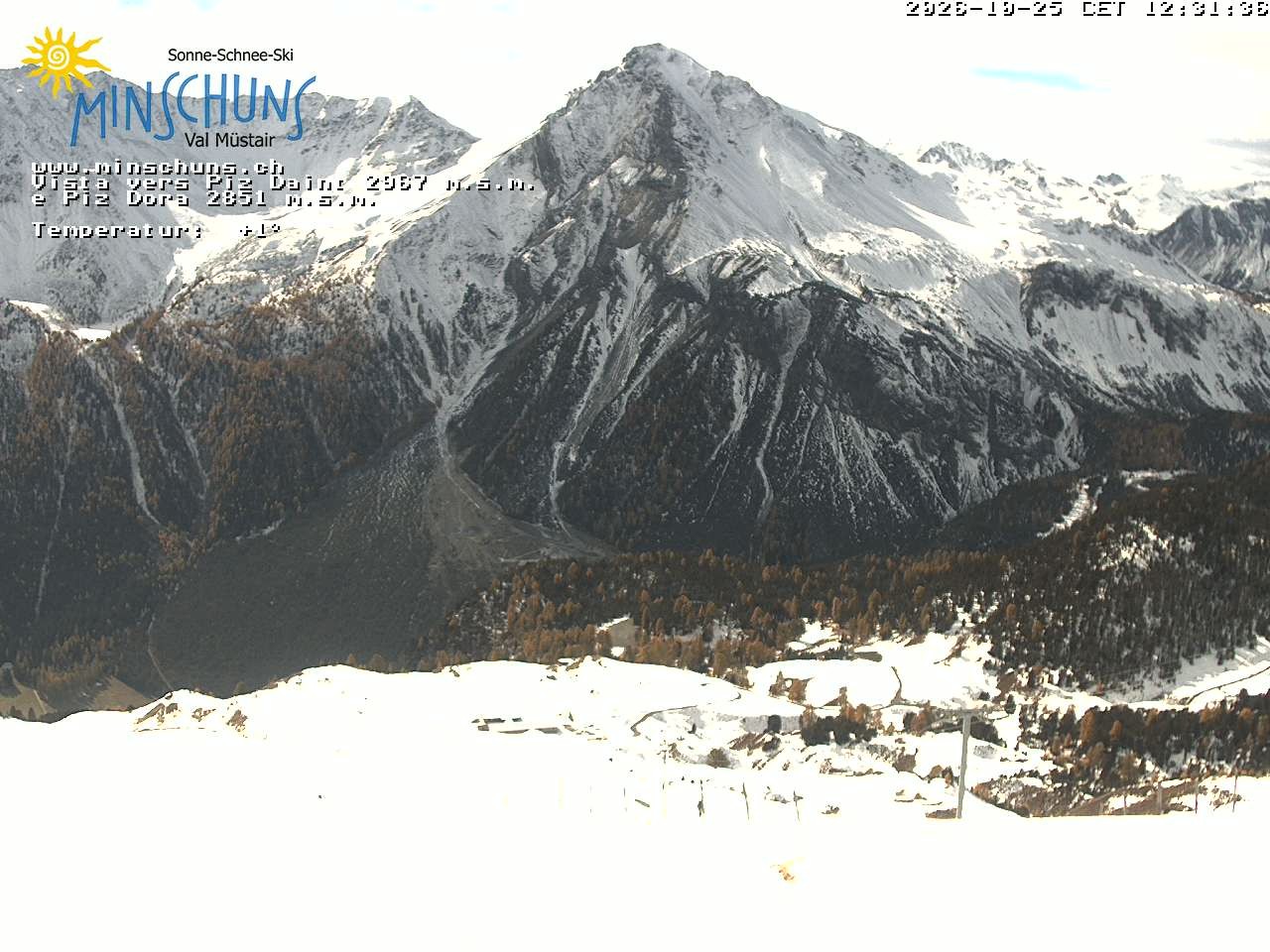 Archiv Foto Webcam Minschuns / Val Müstair