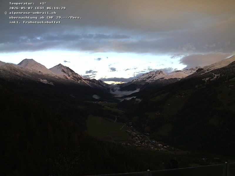 Archived image Webcam Val Müstair / Umbrail Pass