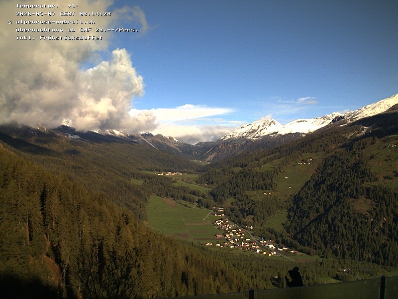 Archived image Webcam Val Müstair / Umbrail Pass