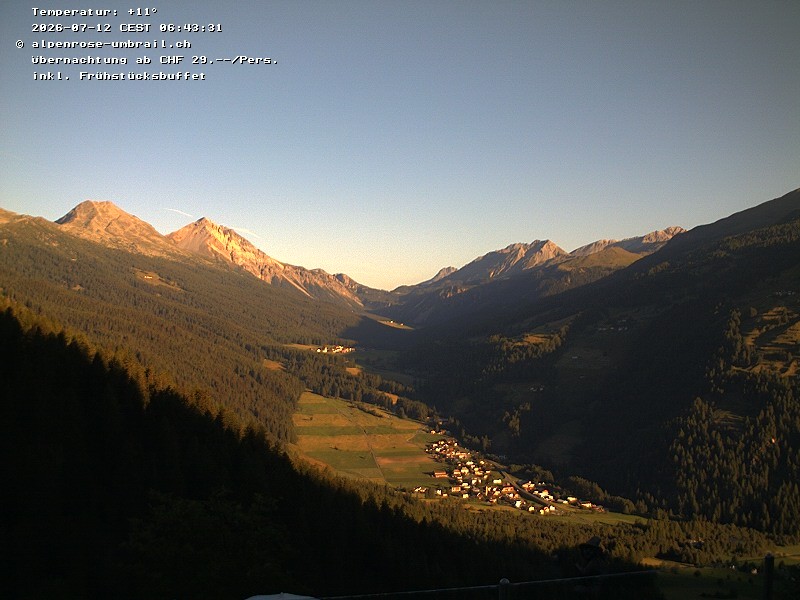 Archived image Webcam Val Müstair / Umbrail Pass