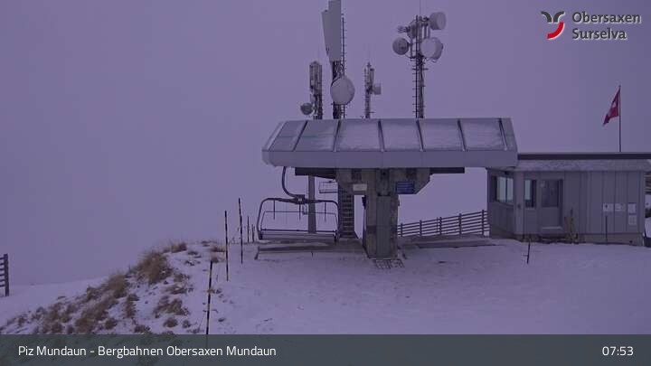 Archiv Foto Webcam Piz Mundaun, Obersaxen Val Lumnezia