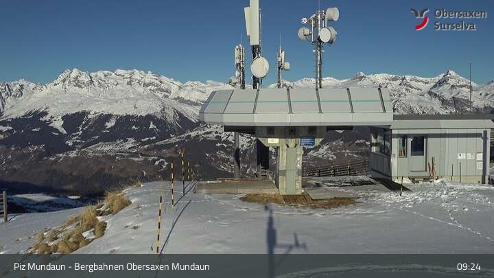 Archiv Foto Webcam Piz Mundaun, Obersaxen Val Lumnezia