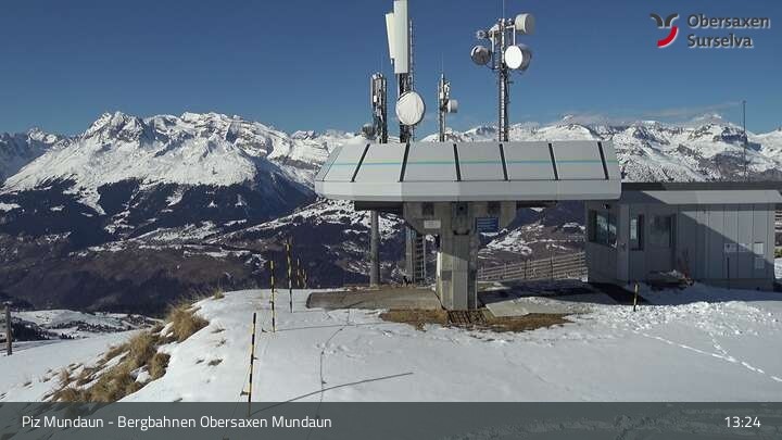 Archiv Foto Webcam Piz Mundaun, Obersaxen Val Lumnezia