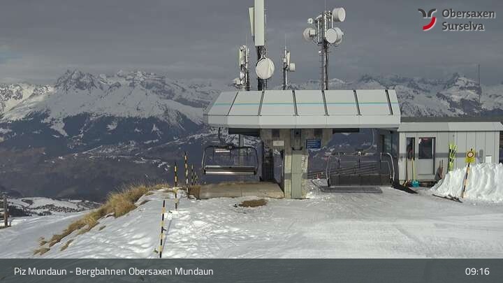 Archiv Foto Webcam Piz Mundaun, Obersaxen Val Lumnezia