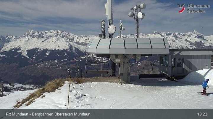 Archived image Webcam Obersaxen Val Lumnezia, Piz Mundaun