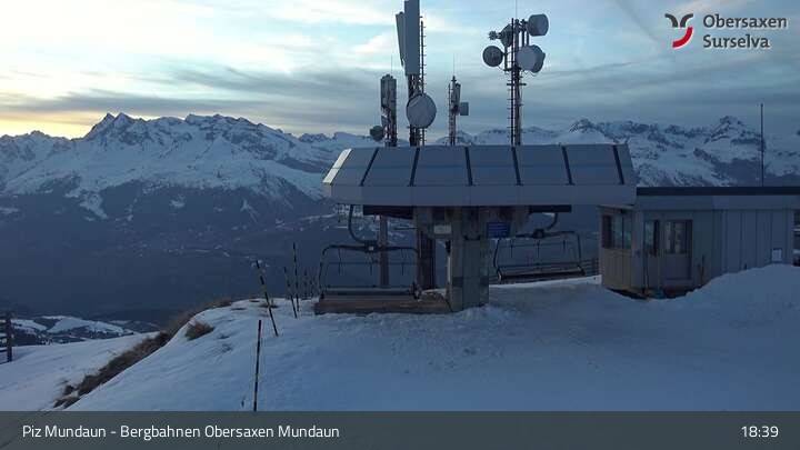 Archived image Webcam Obersaxen Val Lumnezia, Piz Mundaun