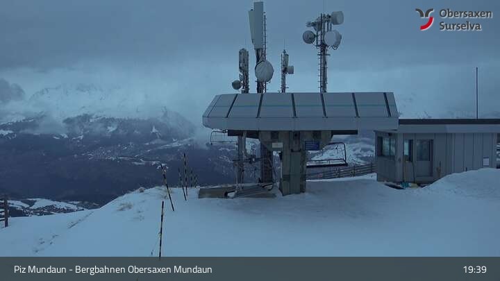 Archiv Foto Webcam Piz Mundaun, Obersaxen Val Lumnezia